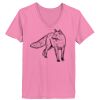 Ladies ComfortSoft ® V Neck Tee Thumbnail