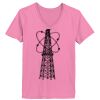 Ladies ComfortSoft ® V Neck Tee Thumbnail