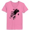 Ladies ComfortSoft ® V Neck Tee Thumbnail