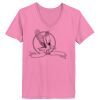 Ladies ComfortSoft ® V Neck Tee Thumbnail