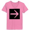 Ladies ComfortSoft ® V Neck Tee Thumbnail