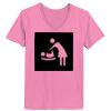 Ladies ComfortSoft ® V Neck Tee Thumbnail