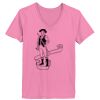 Ladies ComfortSoft ® V Neck Tee Thumbnail