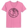 Ladies ComfortSoft ® V Neck Tee Thumbnail