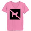 Ladies ComfortSoft ® V Neck Tee Thumbnail