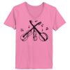 Ladies ComfortSoft ® V Neck Tee Thumbnail