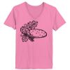 Ladies ComfortSoft ® V Neck Tee Thumbnail