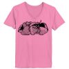 Ladies ComfortSoft ® V Neck Tee Thumbnail