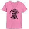 Ladies ComfortSoft ® V Neck Tee Thumbnail