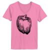 Ladies ComfortSoft ® V Neck Tee Thumbnail