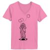 Ladies ComfortSoft ® V Neck Tee Thumbnail