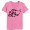 Ladies ComfortSoft ® V Neck Tee Thumbnail