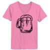 Ladies ComfortSoft ® V Neck Tee Thumbnail