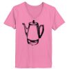 Ladies ComfortSoft ® V Neck Tee Thumbnail