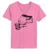 Ladies ComfortSoft ® V Neck Tee Thumbnail