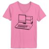 Ladies ComfortSoft ® V Neck Tee Thumbnail