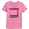 Ladies ComfortSoft ® V Neck Tee Thumbnail