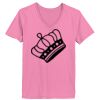 Ladies ComfortSoft ® V Neck Tee Thumbnail