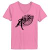 Ladies ComfortSoft ® V Neck Tee Thumbnail