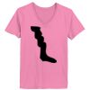 Ladies ComfortSoft ® V Neck Tee Thumbnail