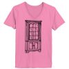 Ladies ComfortSoft ® V Neck Tee Thumbnail