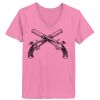 Ladies ComfortSoft ® V Neck Tee Thumbnail