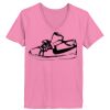 Ladies ComfortSoft ® V Neck Tee Thumbnail