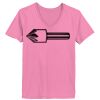 Ladies ComfortSoft ® V Neck Tee Thumbnail