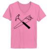 Ladies ComfortSoft ® V Neck Tee Thumbnail