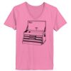 Ladies ComfortSoft ® V Neck Tee Thumbnail