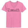 Ladies ComfortSoft ® V Neck Tee Thumbnail