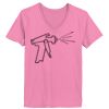 Ladies ComfortSoft ® V Neck Tee Thumbnail