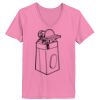 Ladies ComfortSoft ® V Neck Tee Thumbnail