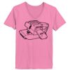 Ladies ComfortSoft ® V Neck Tee Thumbnail