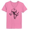 Ladies ComfortSoft ® V Neck Tee Thumbnail