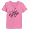 Ladies ComfortSoft ® V Neck Tee Thumbnail