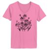 Ladies ComfortSoft ® V Neck Tee Thumbnail