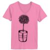 Ladies ComfortSoft ® V Neck Tee Thumbnail