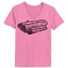 Ladies ComfortSoft ® V Neck Tee Thumbnail