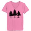 Ladies ComfortSoft ® V Neck Tee Thumbnail