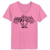 Ladies ComfortSoft ® V Neck Tee Thumbnail