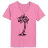 Ladies ComfortSoft ® V Neck Tee Thumbnail