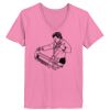 Ladies ComfortSoft ® V Neck Tee Thumbnail