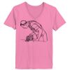 Ladies ComfortSoft ® V Neck Tee Thumbnail