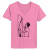 Ladies ComfortSoft ® V Neck Tee Thumbnail