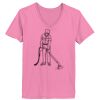 Ladies ComfortSoft ® V Neck Tee Thumbnail