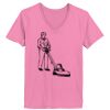 Ladies ComfortSoft ® V Neck Tee Thumbnail