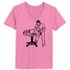 Ladies ComfortSoft ® V Neck Tee Thumbnail