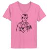 Ladies ComfortSoft ® V Neck Tee Thumbnail