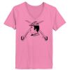 Ladies ComfortSoft ® V Neck Tee Thumbnail